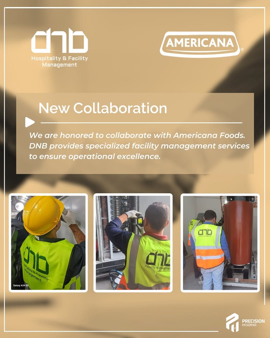 DNB Hospitality & Facility Management Partners with Americana Foods